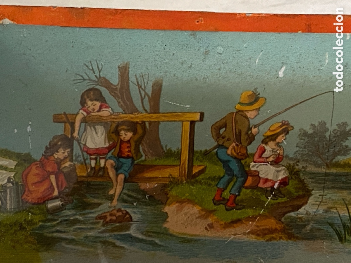 Antig&uuml;edades: Linterna en caja original y 8 cristales - Foto 18