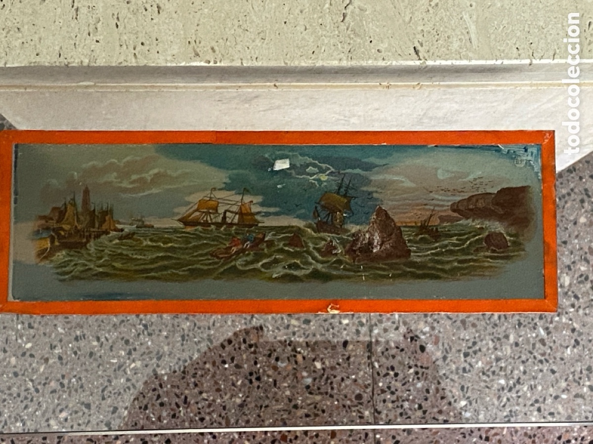 Antig&uuml;edades: Linterna en caja original y 8 cristales - Foto 22