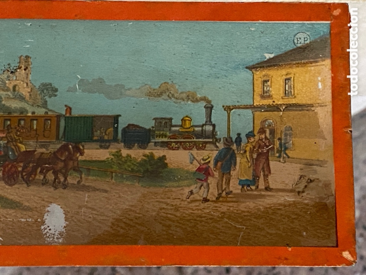 Antig&uuml;edades: Linterna en caja original y 8 cristales - Foto 26