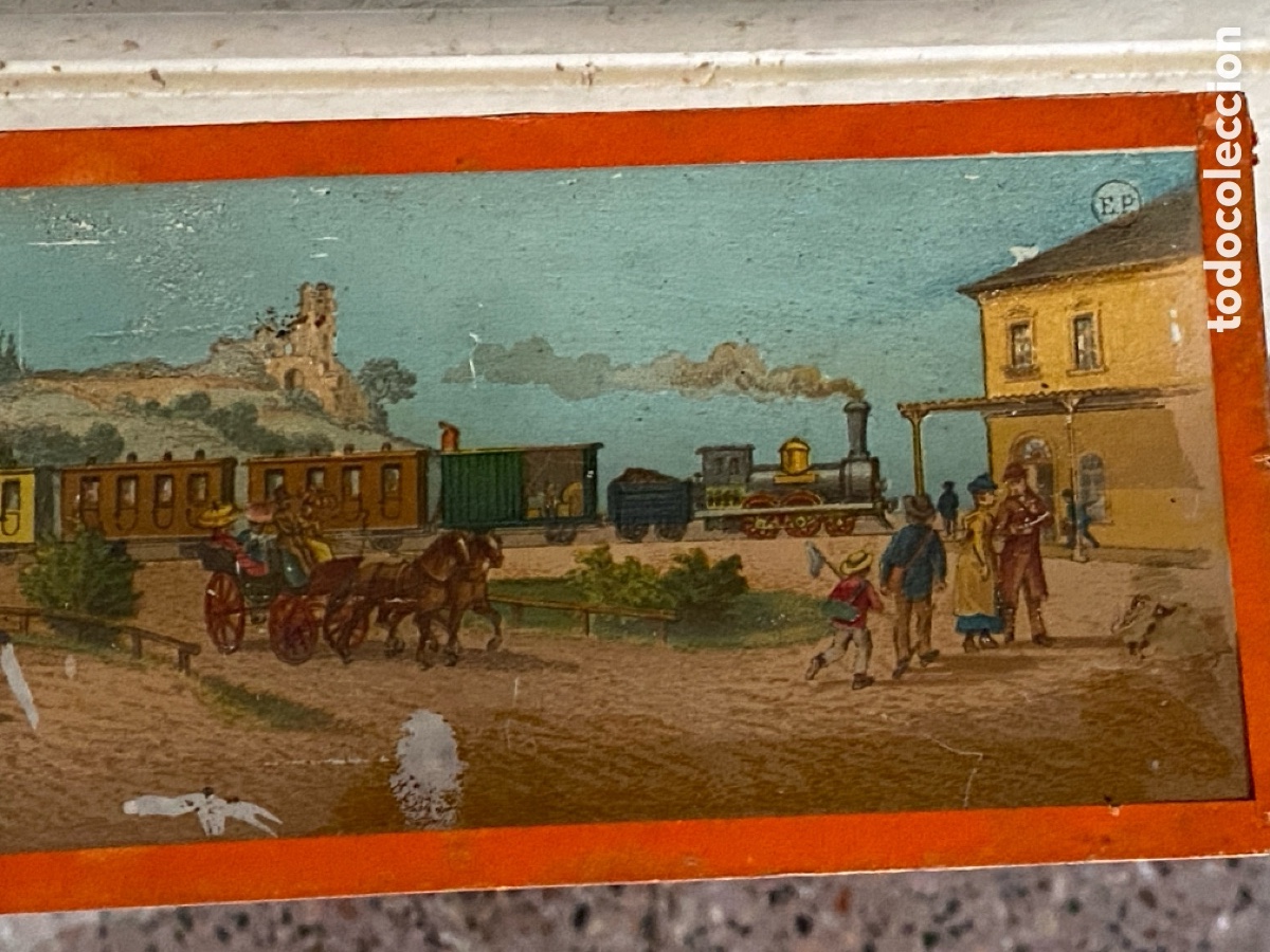 Antig&uuml;edades: Linterna en caja original y 8 cristales - Foto 28