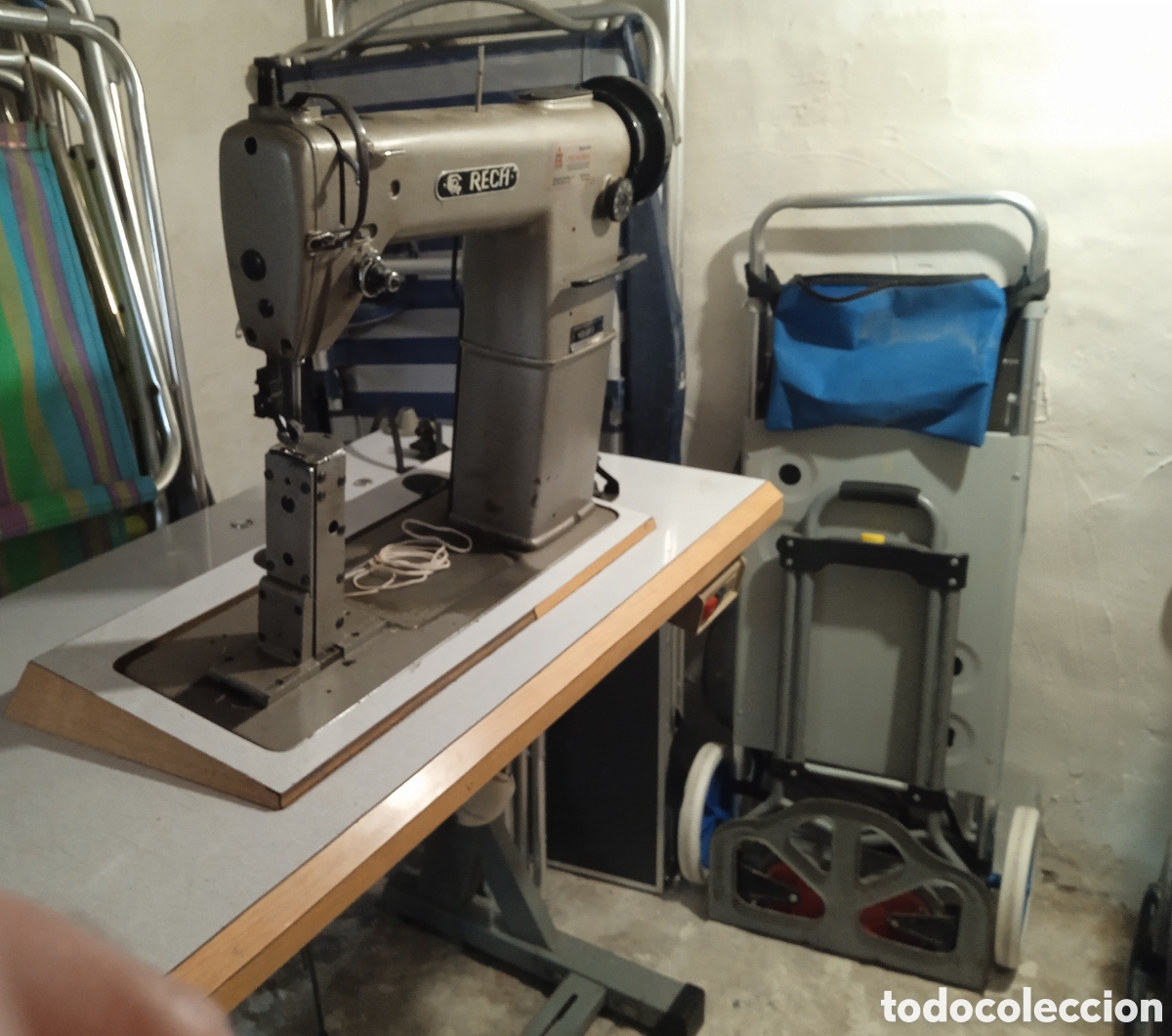 Antig&uuml;edades: M&Aacute;QUINA COSER INDUSTRIAL! - Foto 1