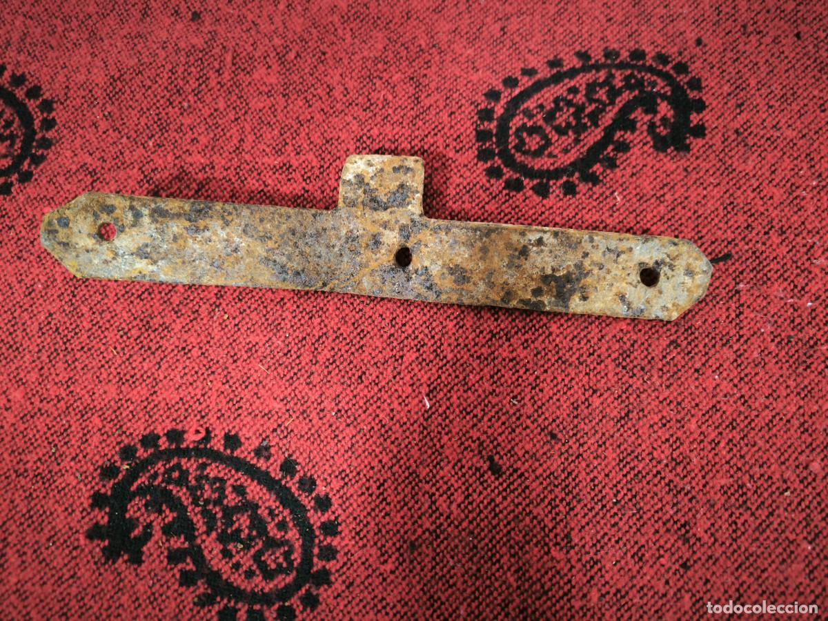 Antiguidades: Bisagra Antigua De Hierro 24 Cm &ndash; Herraje Original Principios Siglo XX