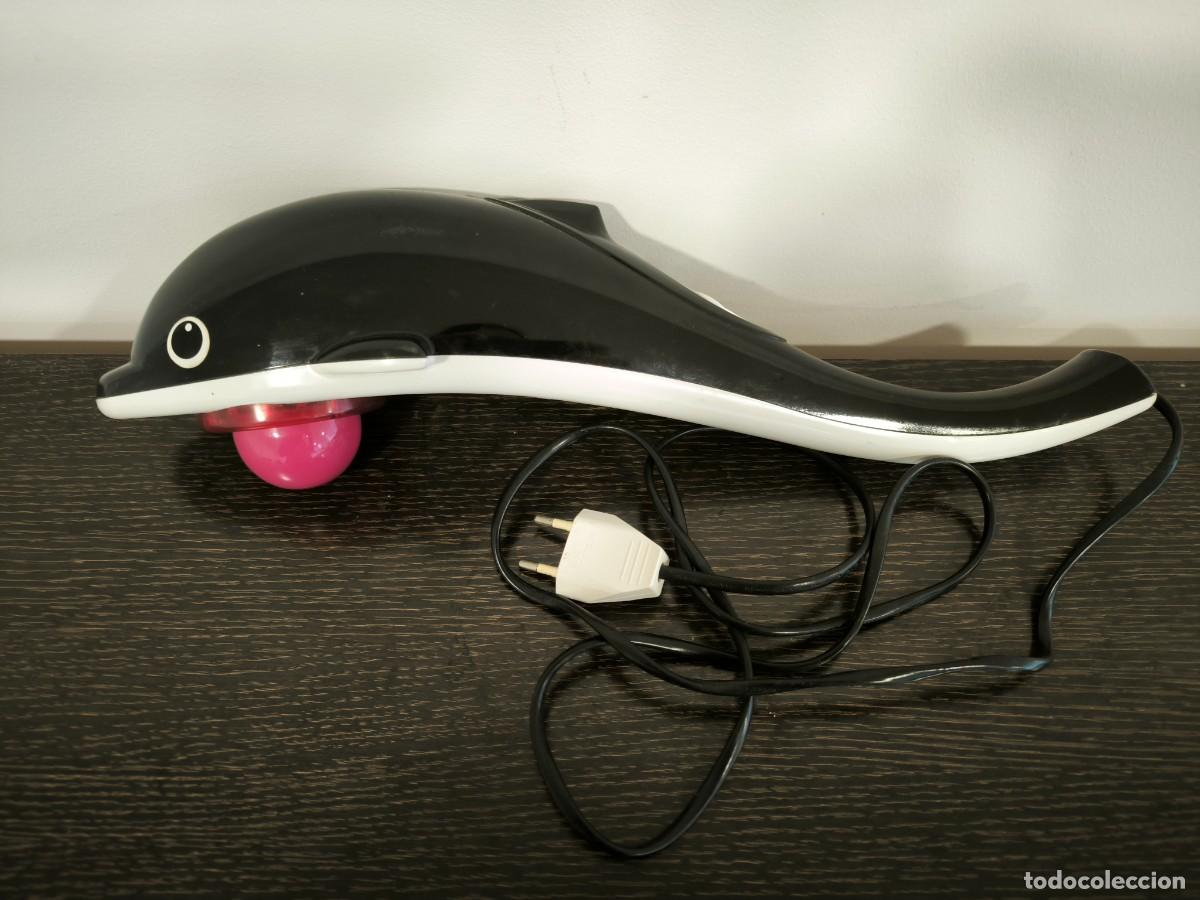 Antig&uuml;edades: Antiguo Masajeador T&eacute;rmico Infrarrojos Delf&iacute;n 43 Cm &ndash; Rodillo Vibratorio Para Relajaci&oacute;n Muscular