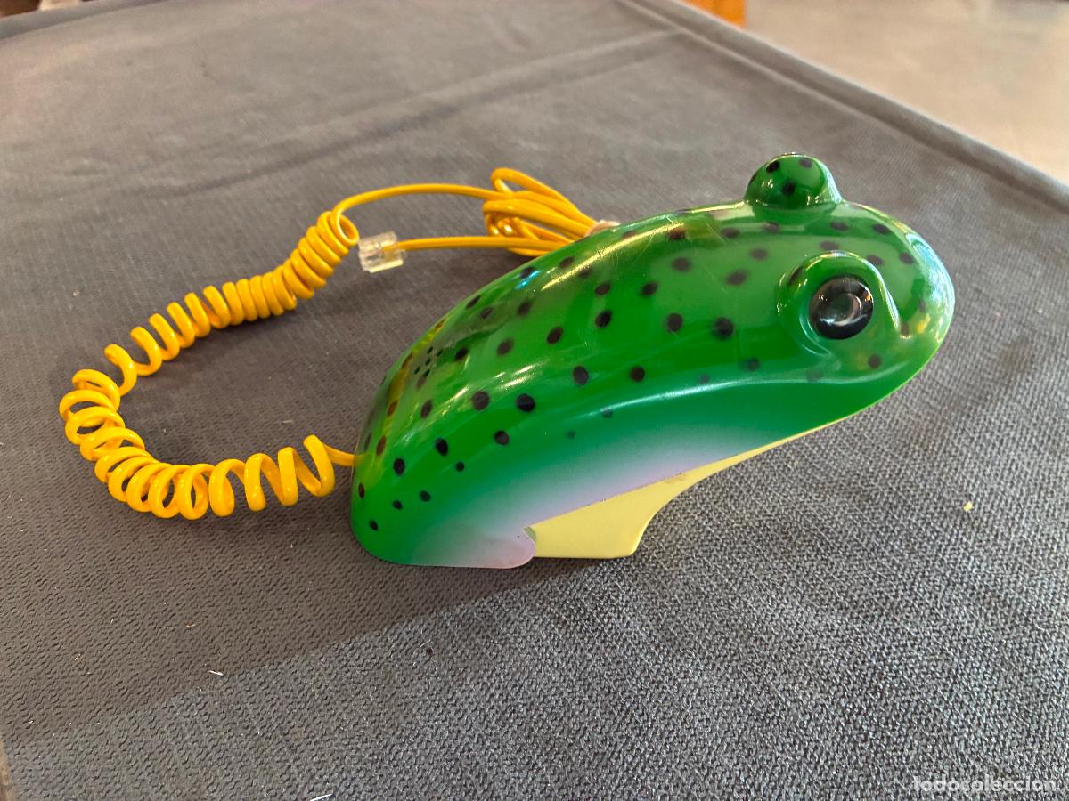 Tel&eacute;fonos: telefono de coleccion forma de rana estilo vintage retro probado, puedes recibir y llamadas