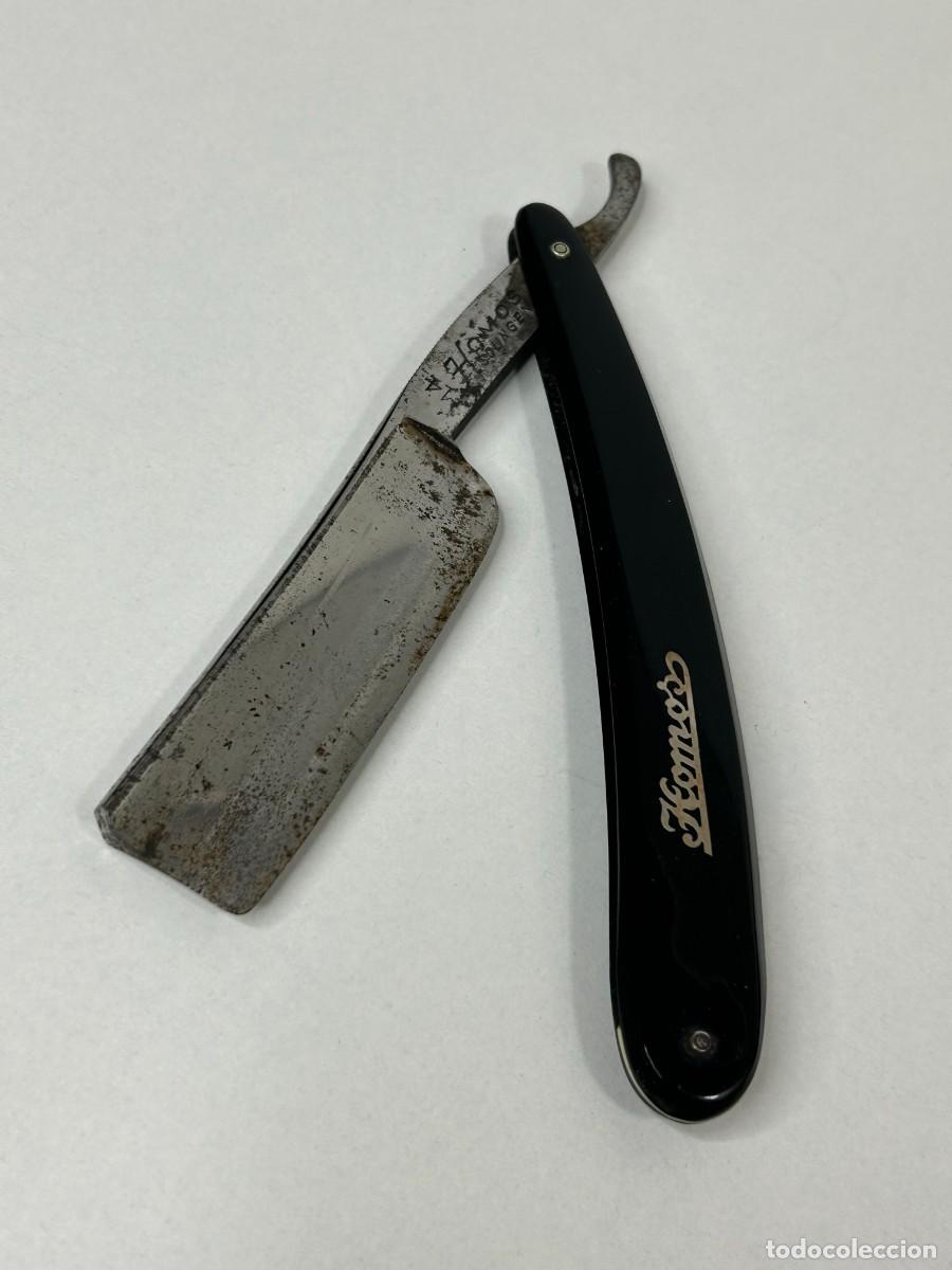 Antig&uuml;edades: NAVAJA DE AFEITAR HOMOS SOLINGEN 14&rdquo;,FILARM&Oacute;NICA