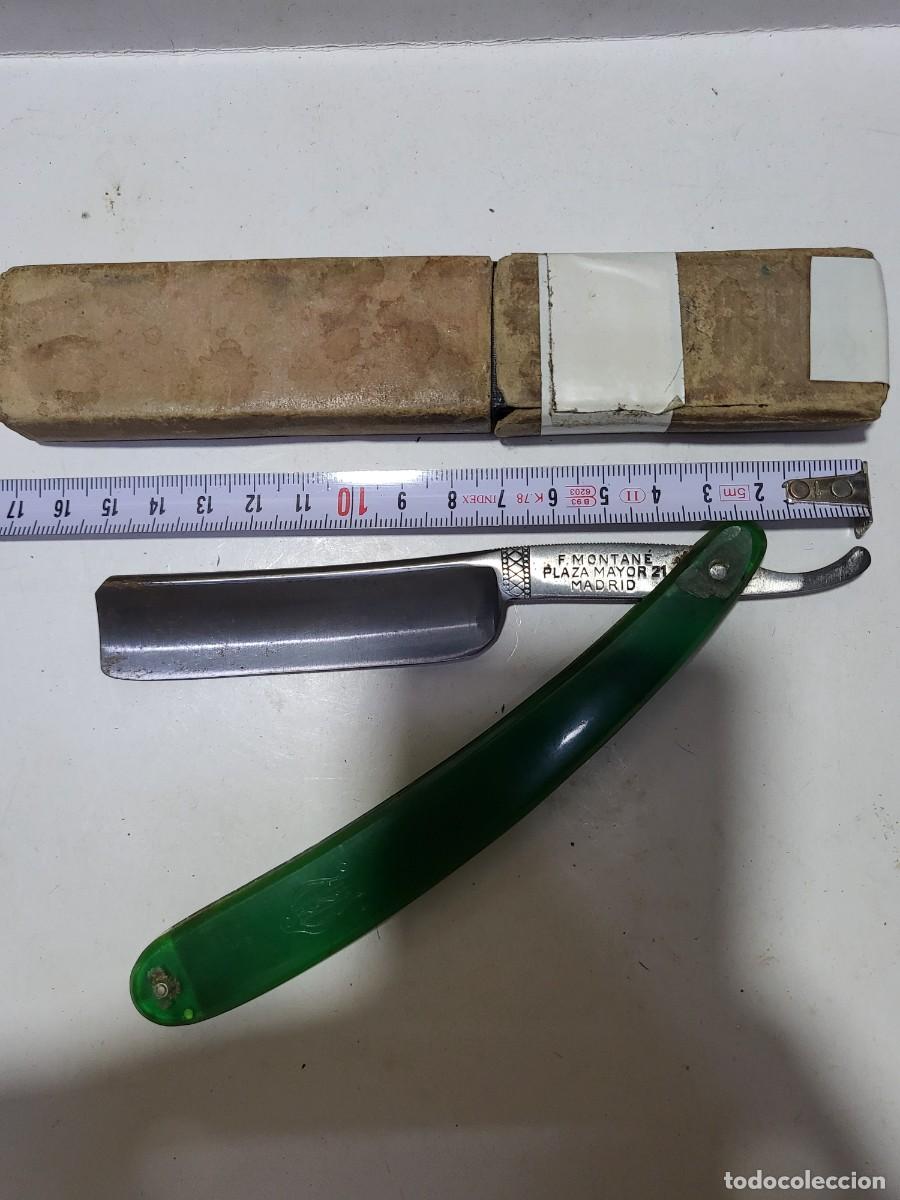 Antig&uuml;edades: Navaja de afeitar Solingen 14 F. Montan&eacute; - Filarm&oacute;nica