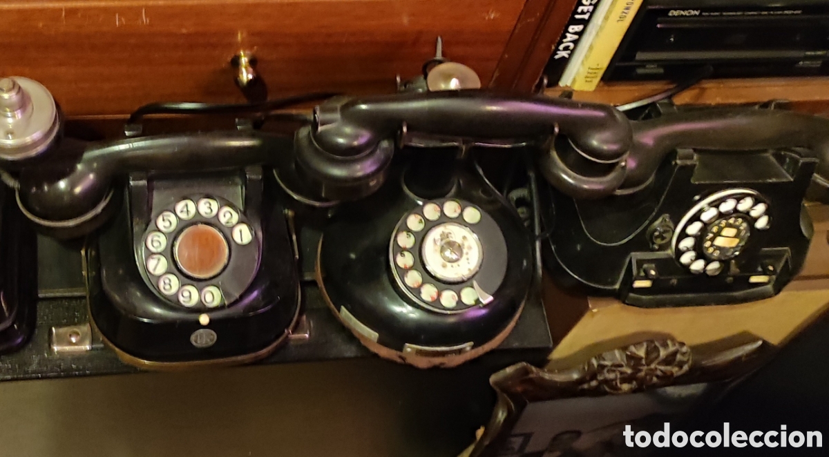 Tel&eacute;fonos: Lote 3 tel&eacute;fonos antiguos