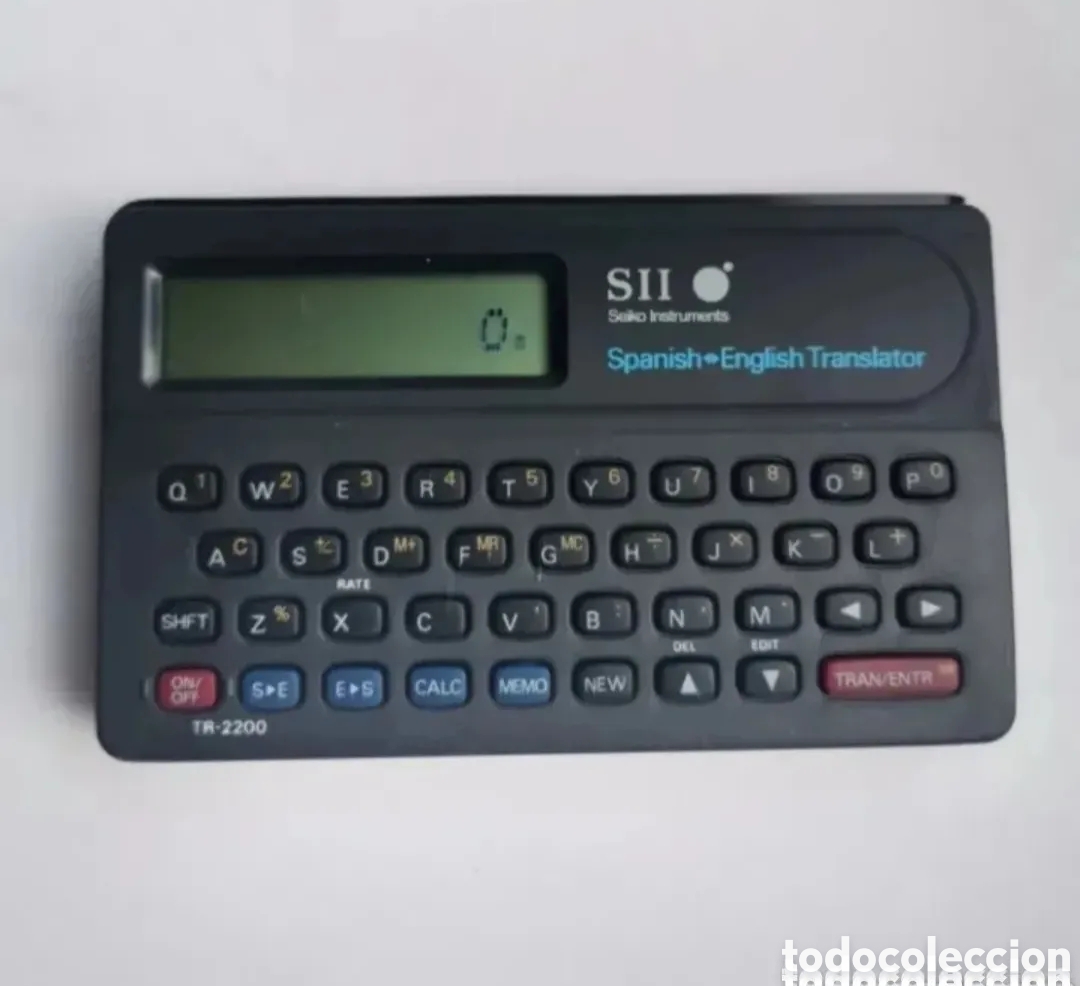 Antiguidades: Traductor SII Seiko instruments Spanish English translator