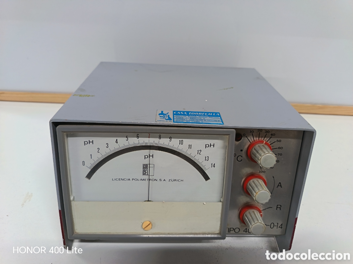 Antig&uuml;edades: Medidor de PH Pol&iacute;metron Modelo IPO 40-B