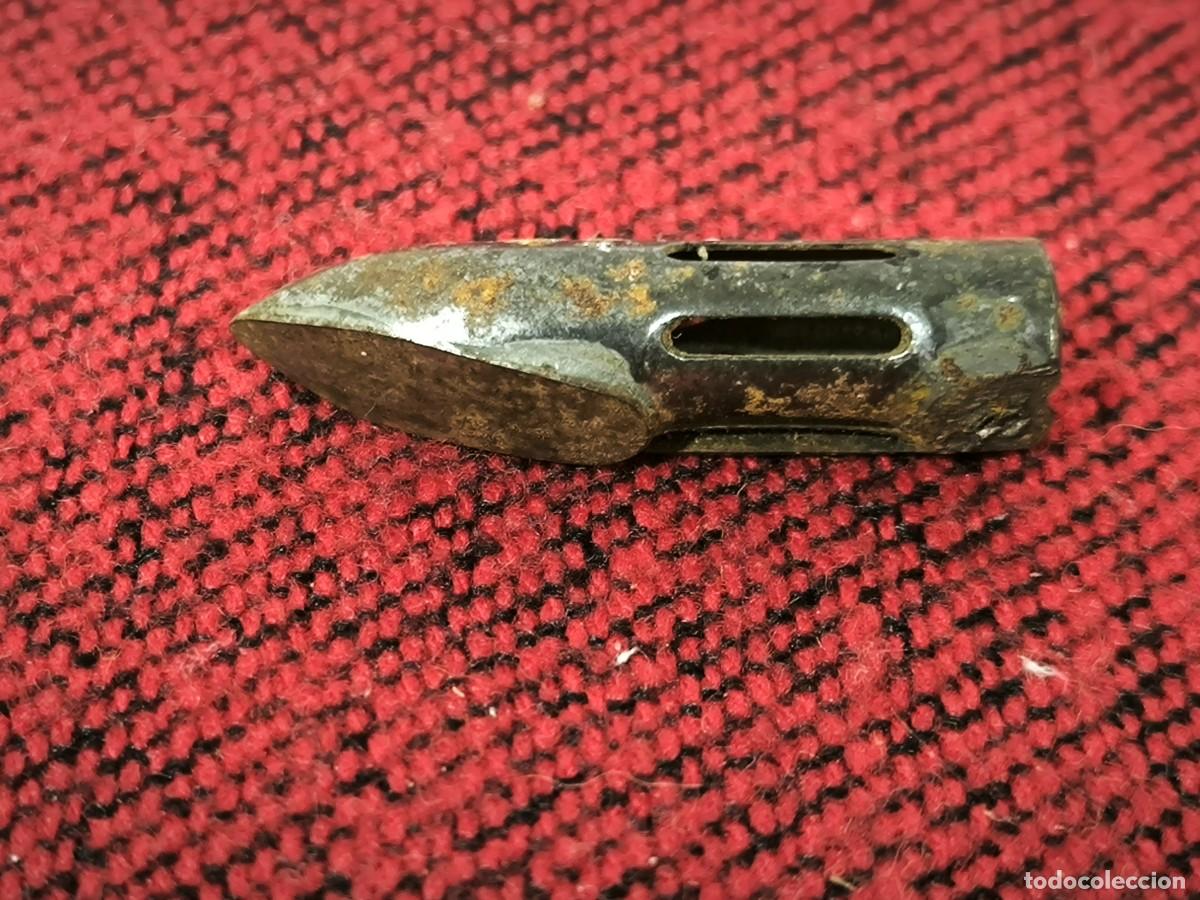Oggetti Antichi: Antigua Pieza Met&aacute;lica Industrial &ndash; Elemento T&eacute;cnico Sin Identificar 5,5 Cms