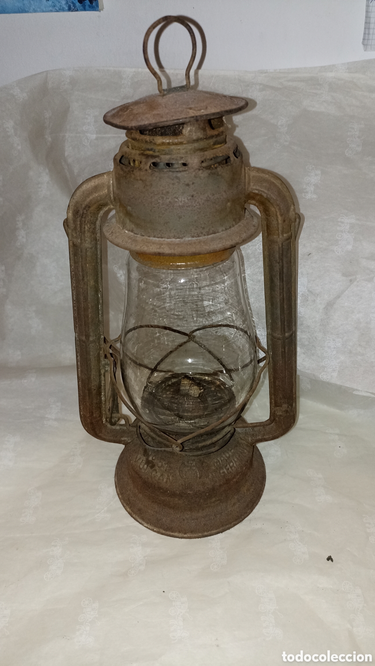 Antig&uuml;edades: Antigua Linterna de Tormenta HASAG VULCAN - Made in Germany - A&ntilde;os 30/40