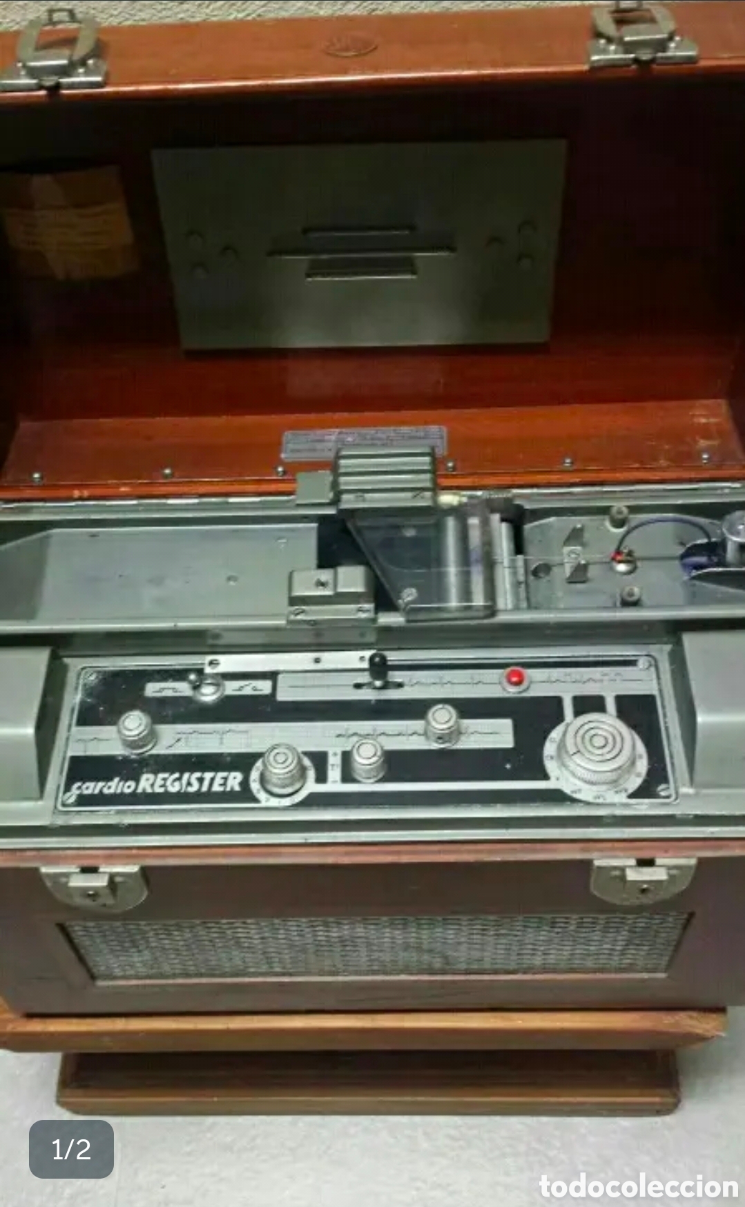 Antig&uuml;edades: Electrocardi&oacute;grafo Cardio REGISTER. M&eacute;dico Vintage