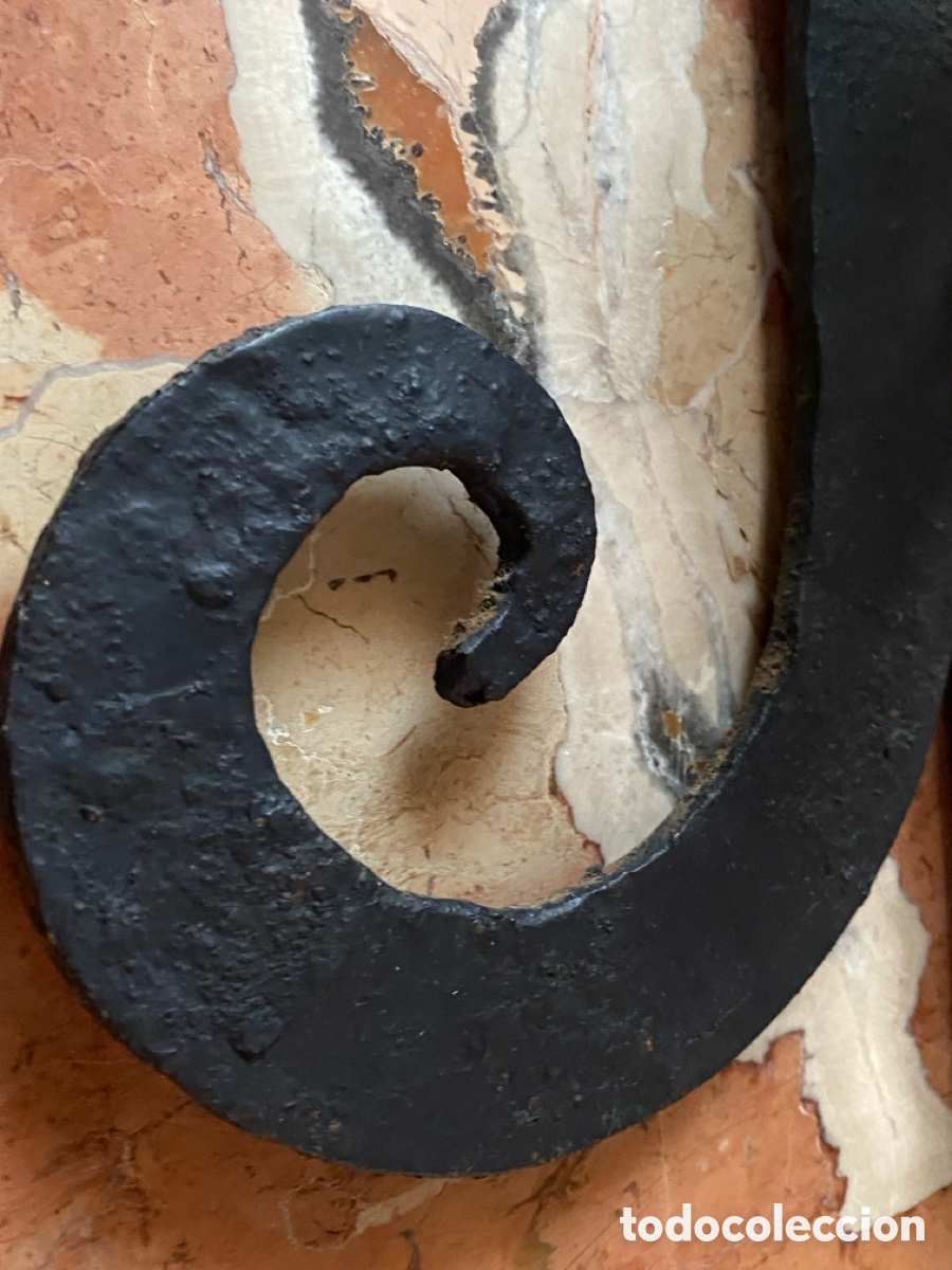 Antig&uuml;edades: Dos Apliques de forja para iluminaci&oacute;n - Foto 9