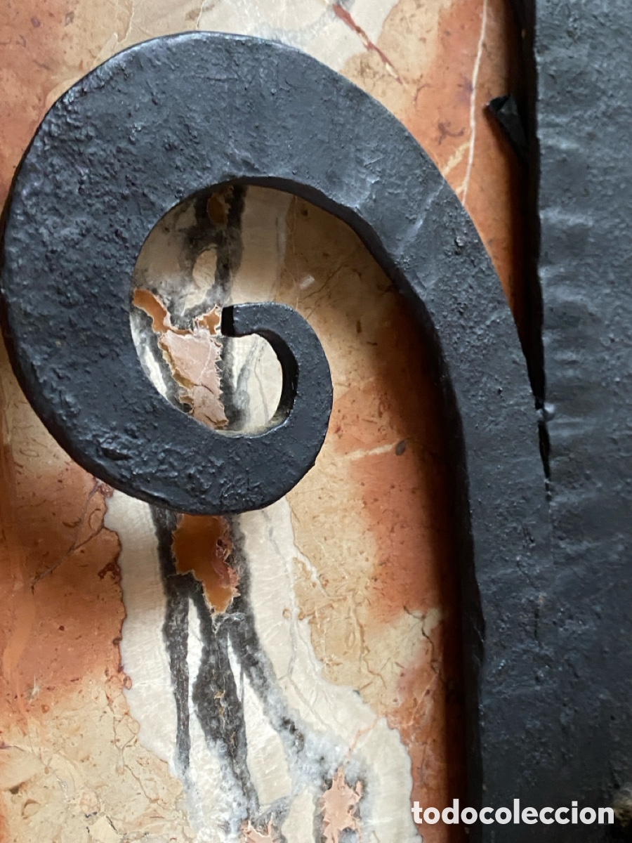 Antig&uuml;edades: Dos Apliques de forja para iluminaci&oacute;n - Foto 10
