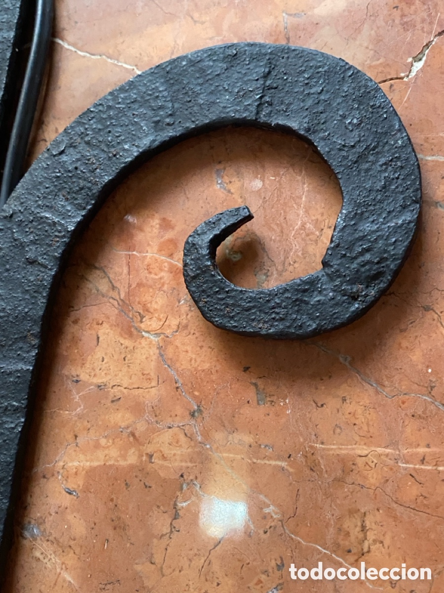 Antig&uuml;edades: Dos Apliques de forja para iluminaci&oacute;n - Foto 12