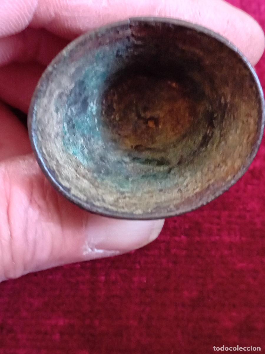 Antig&uuml;edades: Campanilla de bronce siglo XIX - Foto 5
