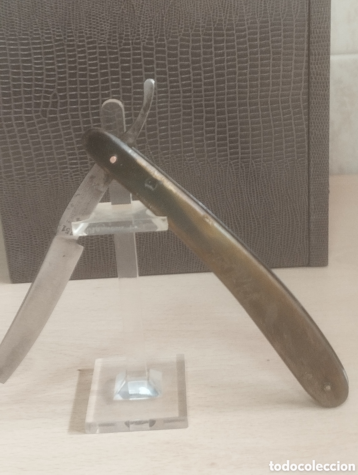 Antig&uuml;edades: ANTIGUA NAVAJA AFEITAR F.HERDER ABR.SONHN SOLINGEN 151