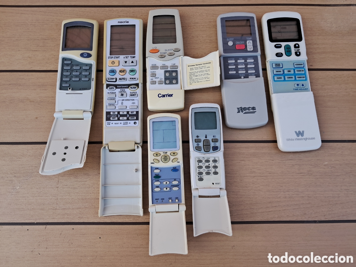 Antig&uuml;edades: LOTE DE MANDOS PARA AIRE ACONDICIONADO - Foto 3