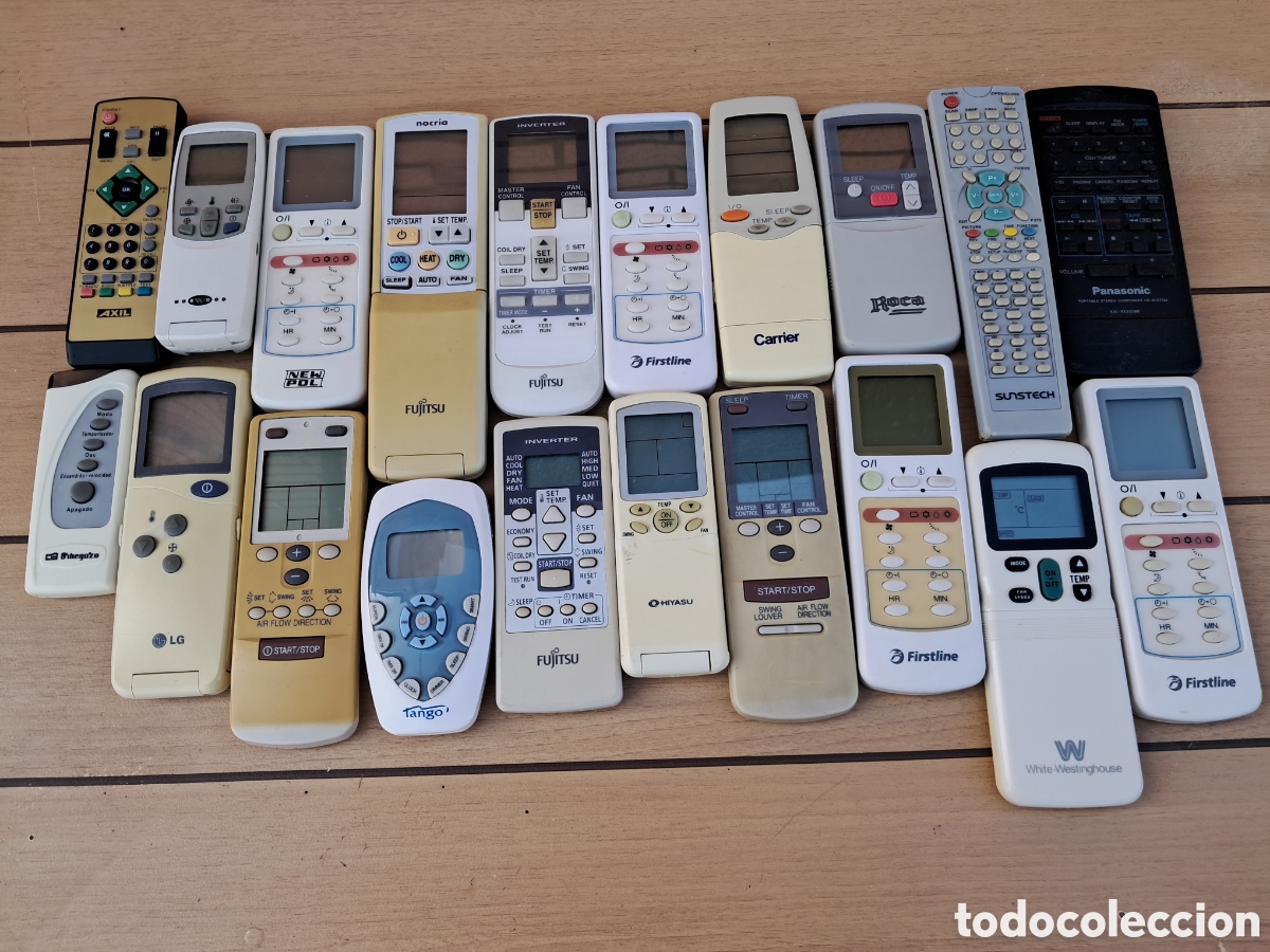 Antig&uuml;edades: LOTE DE MANDOS PARA AIRE ACONDICIONADO - Foto 4