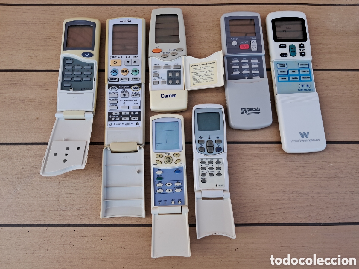 Antig&uuml;edades: LOTE DE MANDOS PARA AIRE ACONDICIONADO - Foto 6
