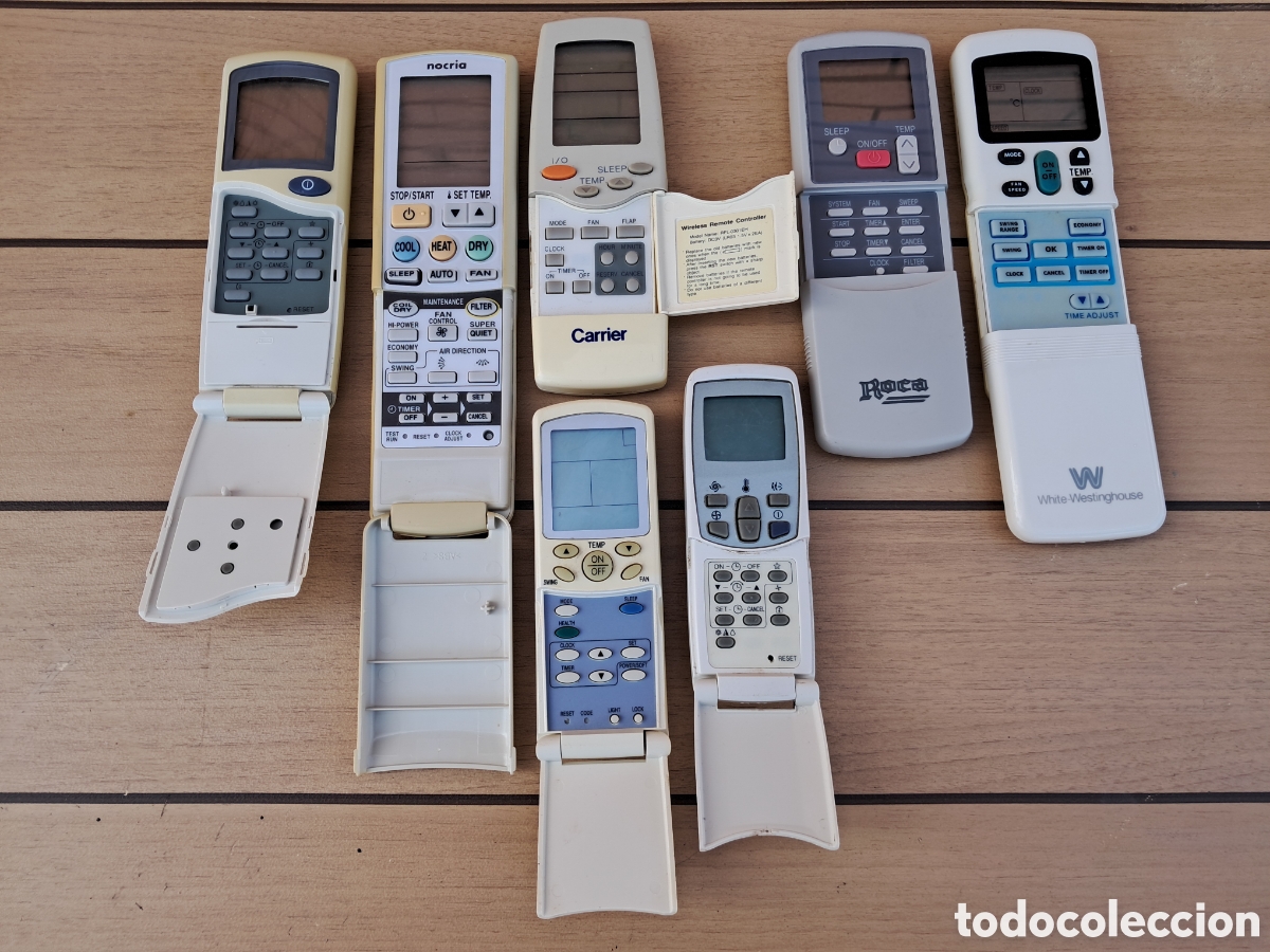 Antig&uuml;edades: LOTE DE MANDOS PARA AIRE ACONDICIONADO - Foto 7