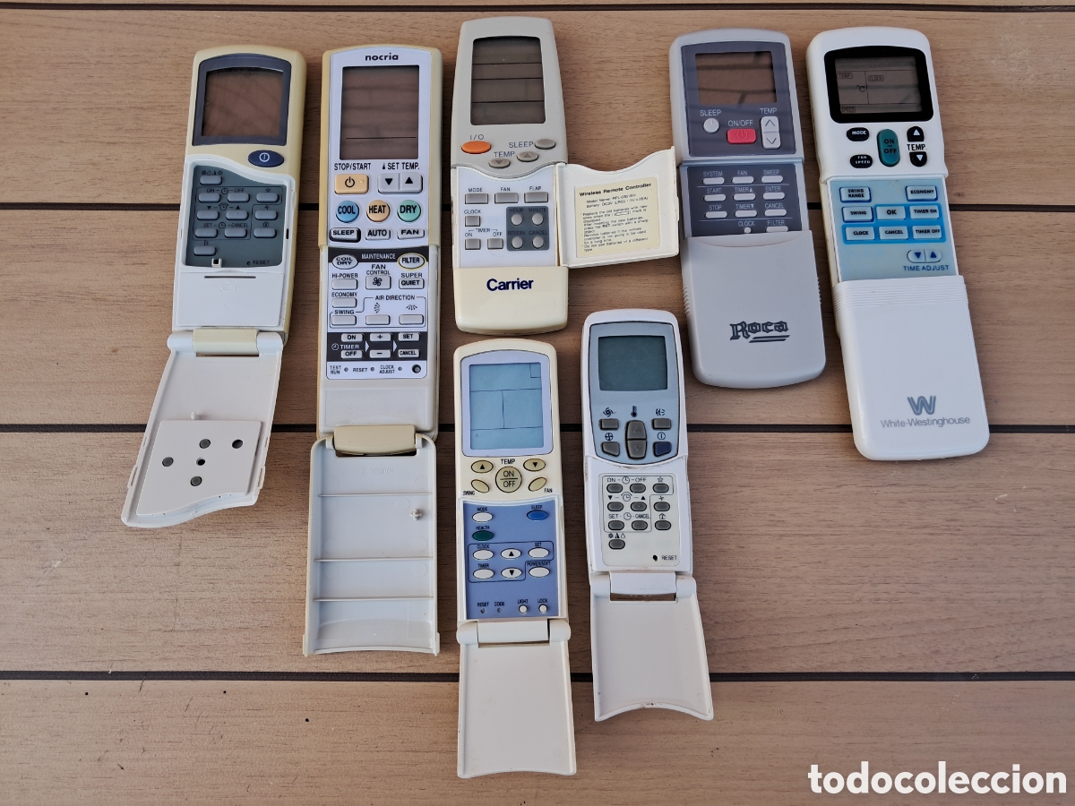 Antig&uuml;edades: LOTE DE MANDOS PARA AIRE ACONDICIONADO - Foto 8