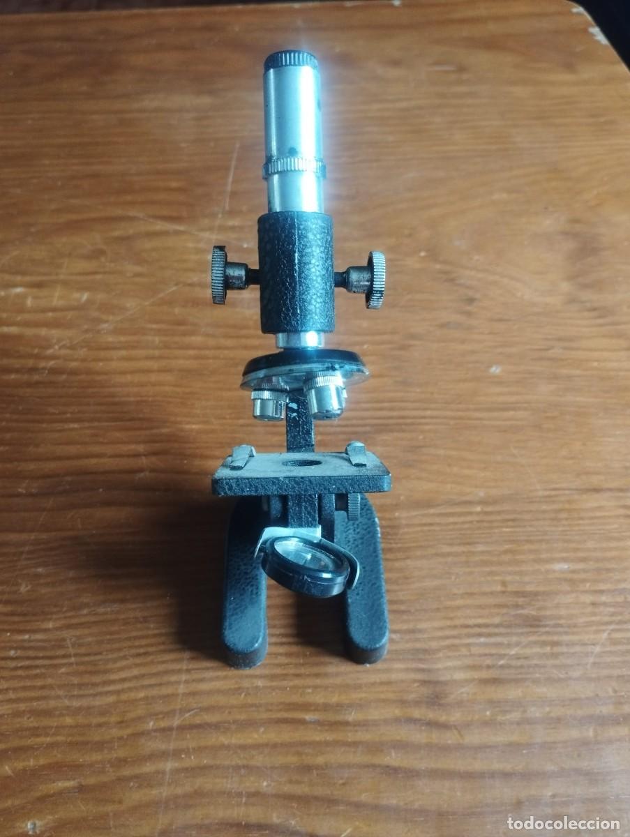 Antig&uuml;edades: Peque&ntilde;o microscopio de estudiante - Foto 2