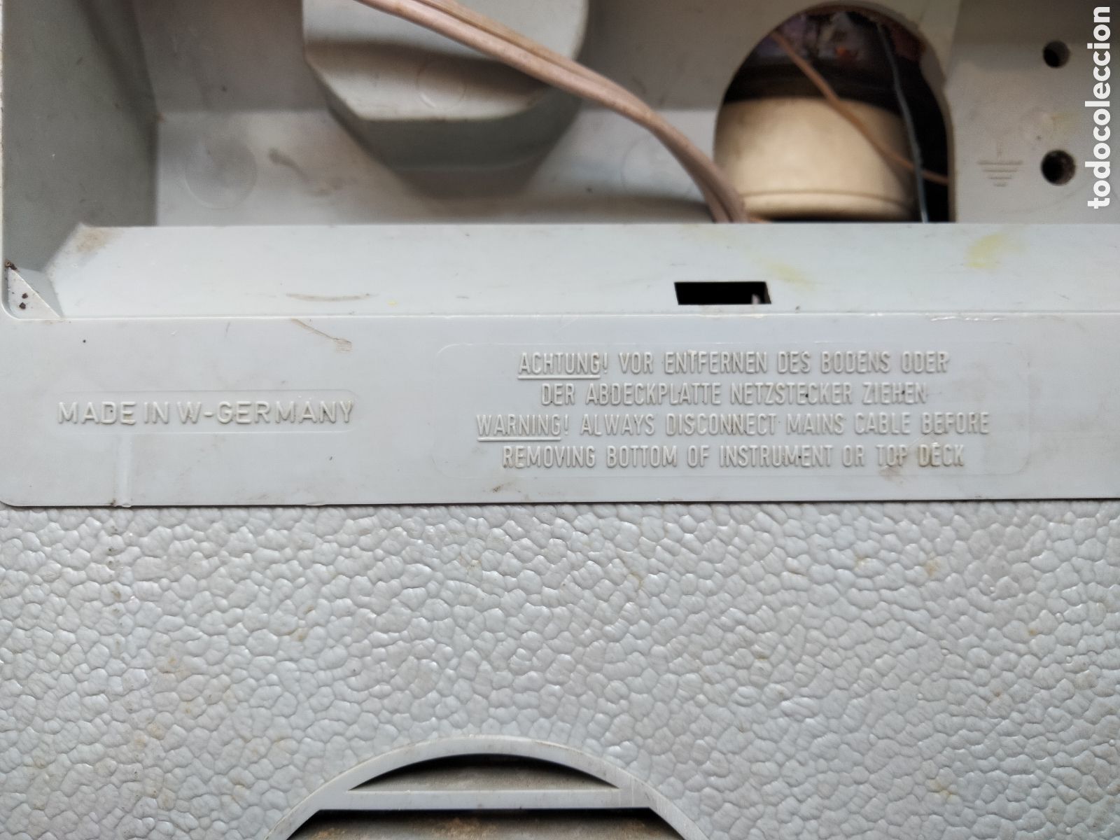 Antig&uuml;edades: Magnetofono Grundig TK40 con malet&iacute;n - Foto 8