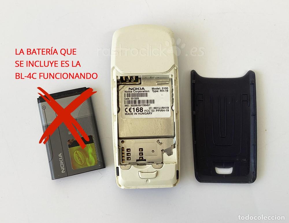 Tel&eacute;fonos: Tel&eacute;fono m&oacute;vil Nokia 3100 Type: RH-19 - Foto 8