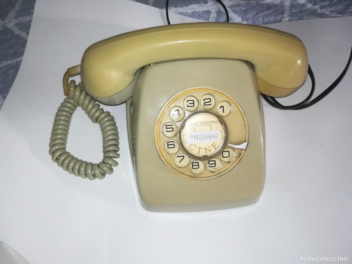 Tel&eacute;fonos: TEL&Eacute;FONO RETRO ANTIGUO EXCELENTE ESTADO CON CLAVIJA Y FUNCIONANDO