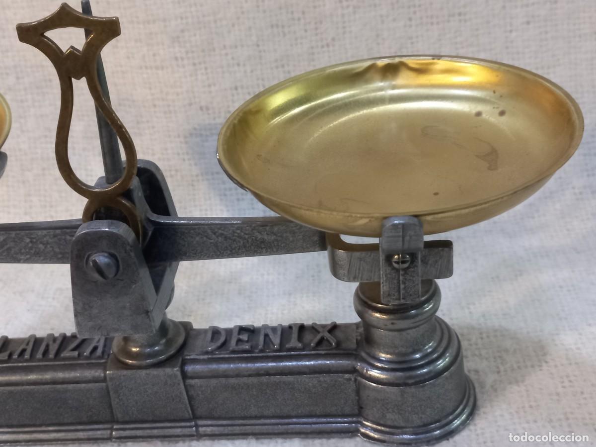 Antig&uuml;edades: BALANZA &uml;DENIX&uml; (r&eacute;plica coleccionable) 23,5cm - Foto 5