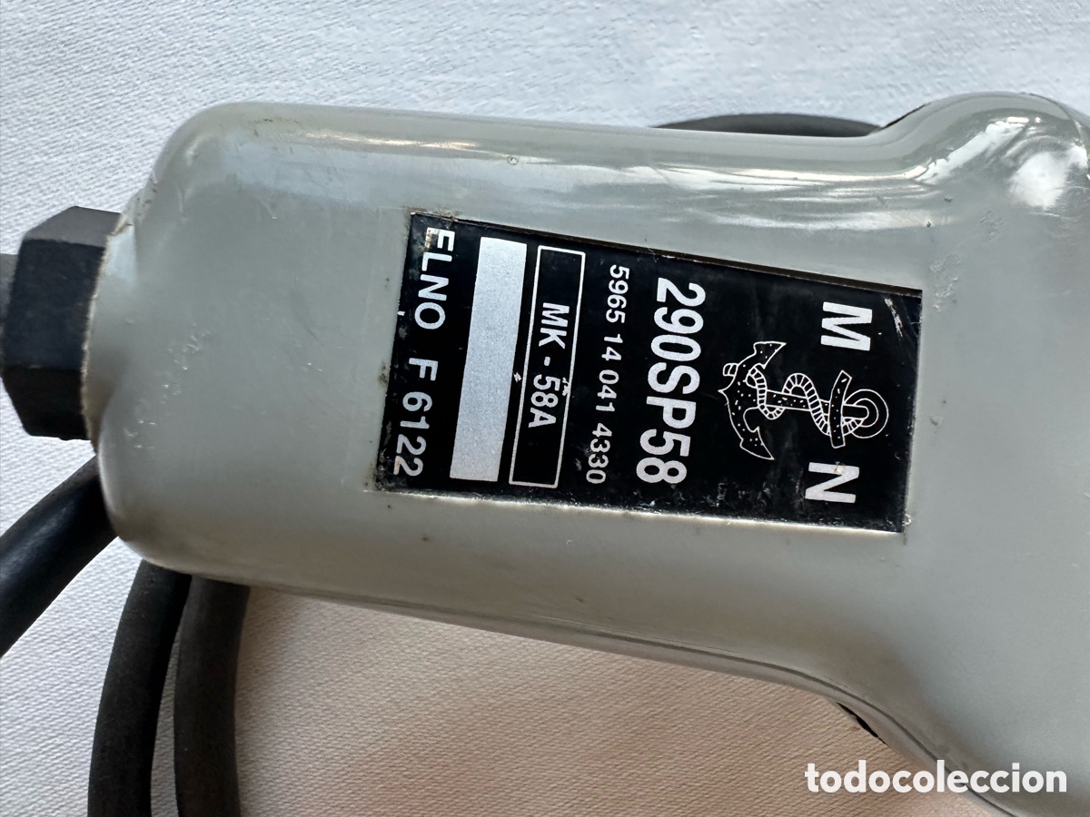 Antig&uuml;edades: Intercomunicador naval micro antiguo submarino. - Foto 9