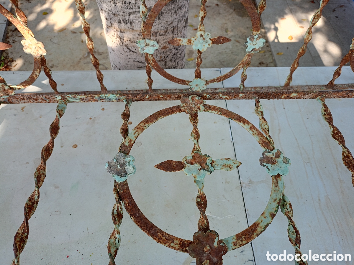Antig&uuml;edades: BALC&Oacute;N DE HIERRO FORJADO. LOTE DE 2 - Foto 3