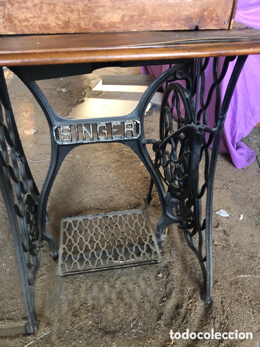 Antig&uuml;edades: maquina de coser antigua singer