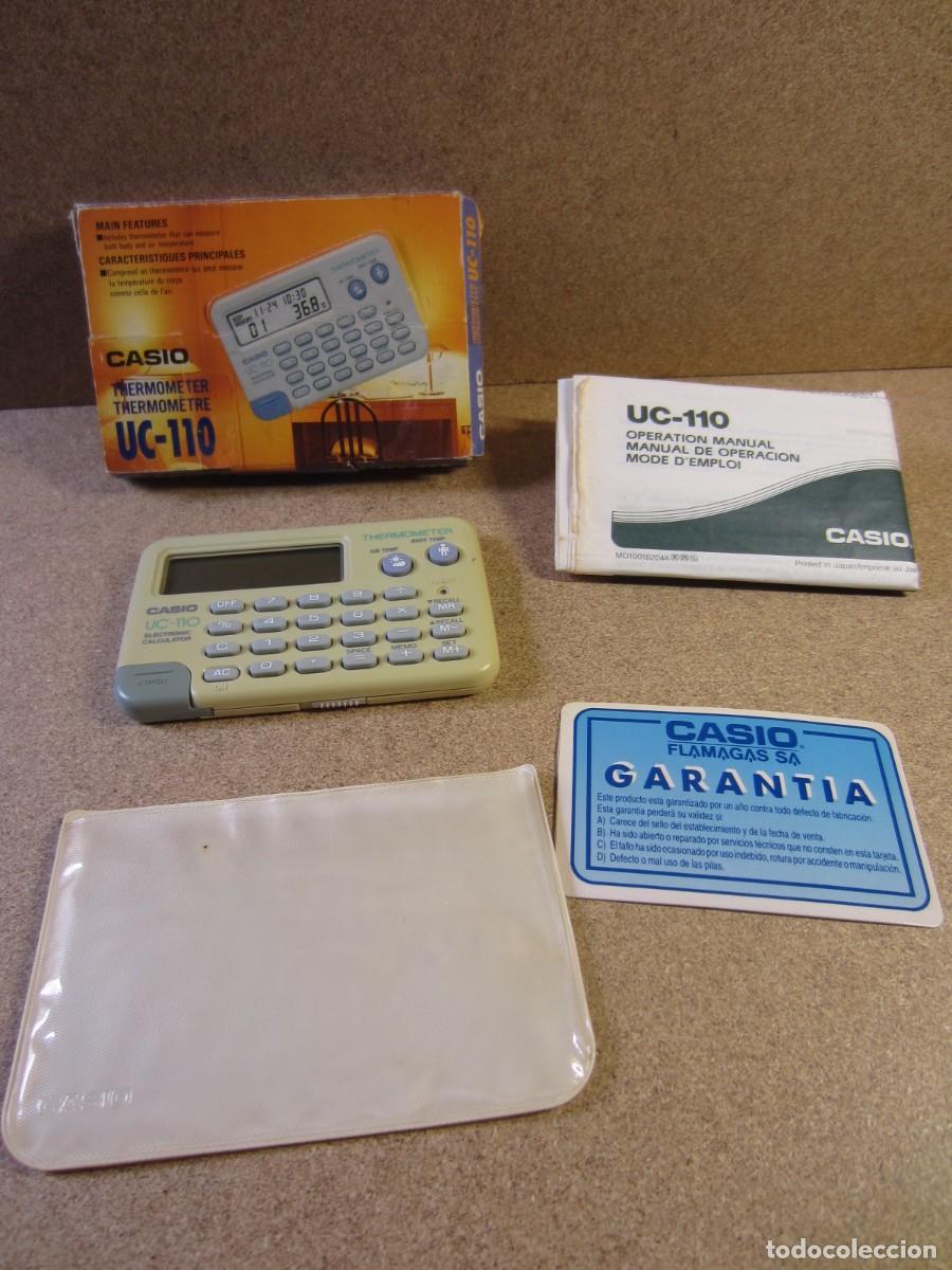 Antig&uuml;edades: Calculadora Termometro Casio UC-110 (NO FUNCIONA)