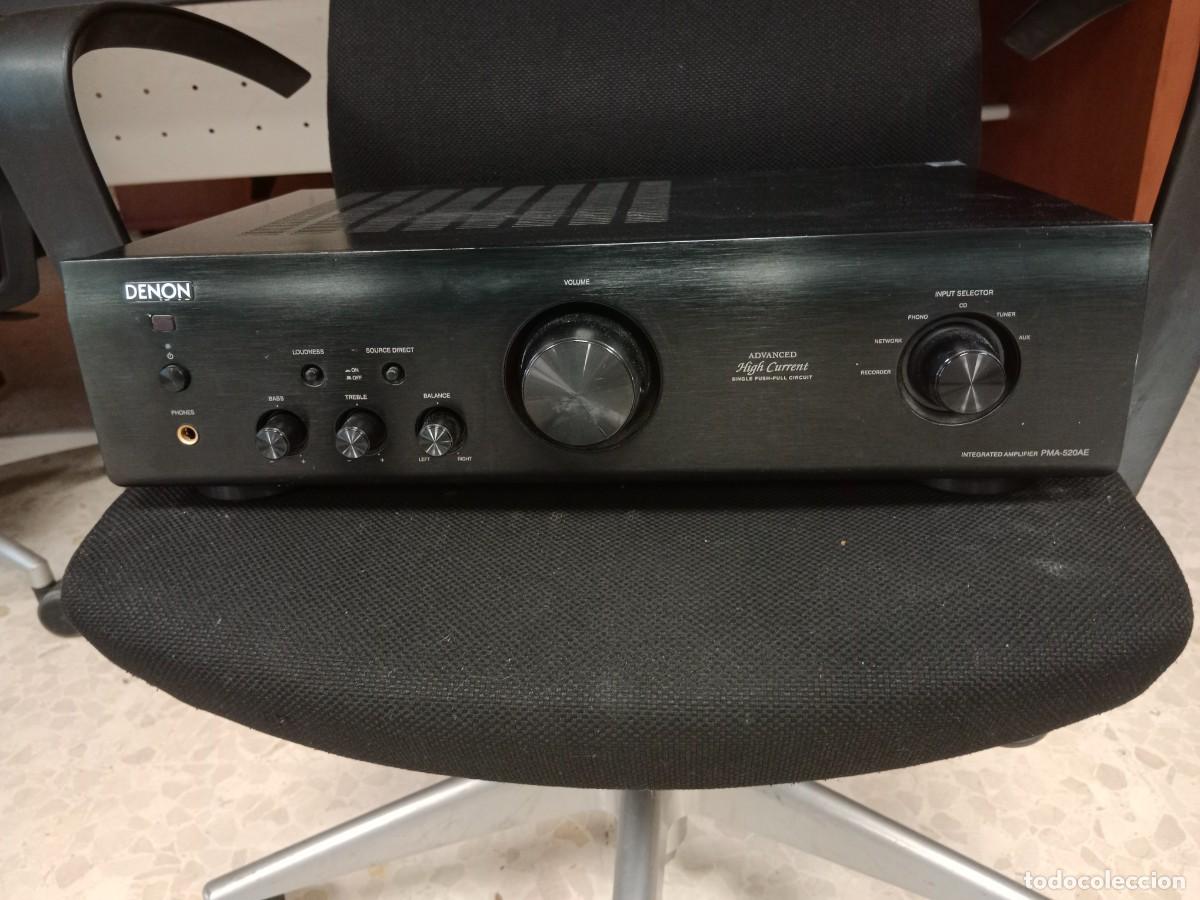 Antig&uuml;edades: GRAN AMPLIFICADOR HI FI DENON 2 x 80 W RMS - PMA-520AE - FUNCIONA PERFECTO - GRAN MARGEN DINAMICO