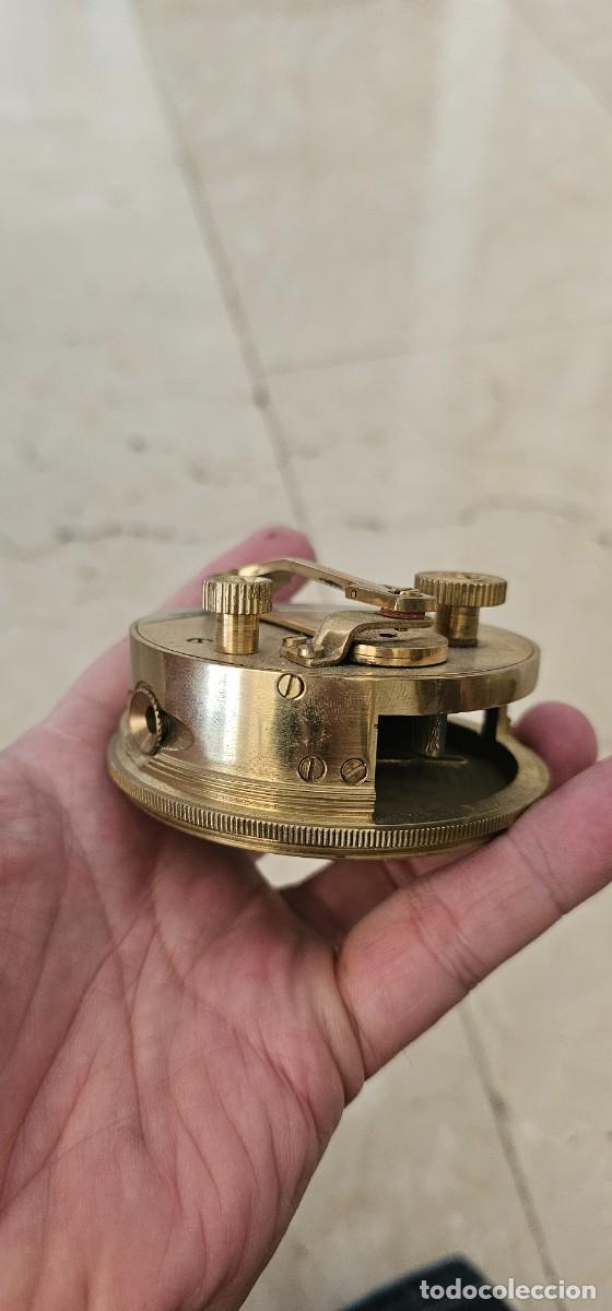 Antig&uuml;edades: Antiguo sextante de bolsillo bronce - Foto 2