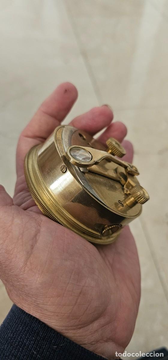 Antig&uuml;edades: Antiguo sextante de bolsillo bronce - Foto 4