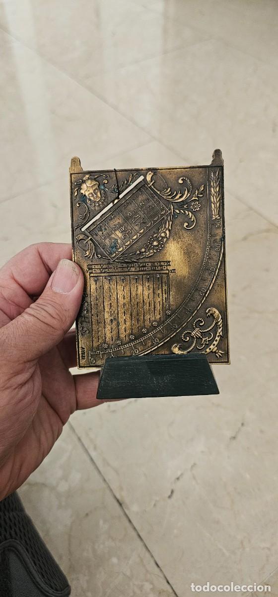 Antig&uuml;edades: Precioso cuadrante capuccino bronce