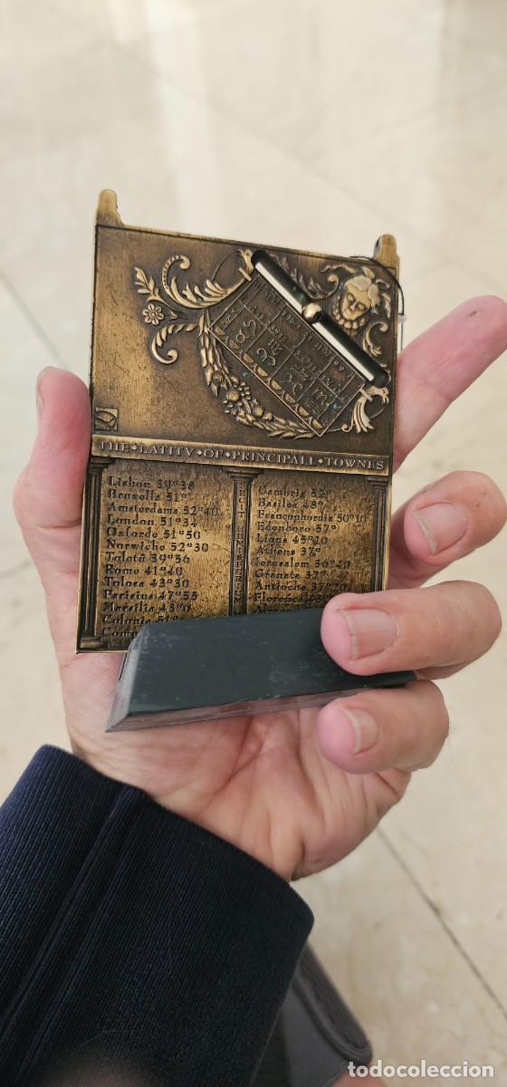 Antig&uuml;edades: Precioso cuadrante capuccino bronce - Foto 2
