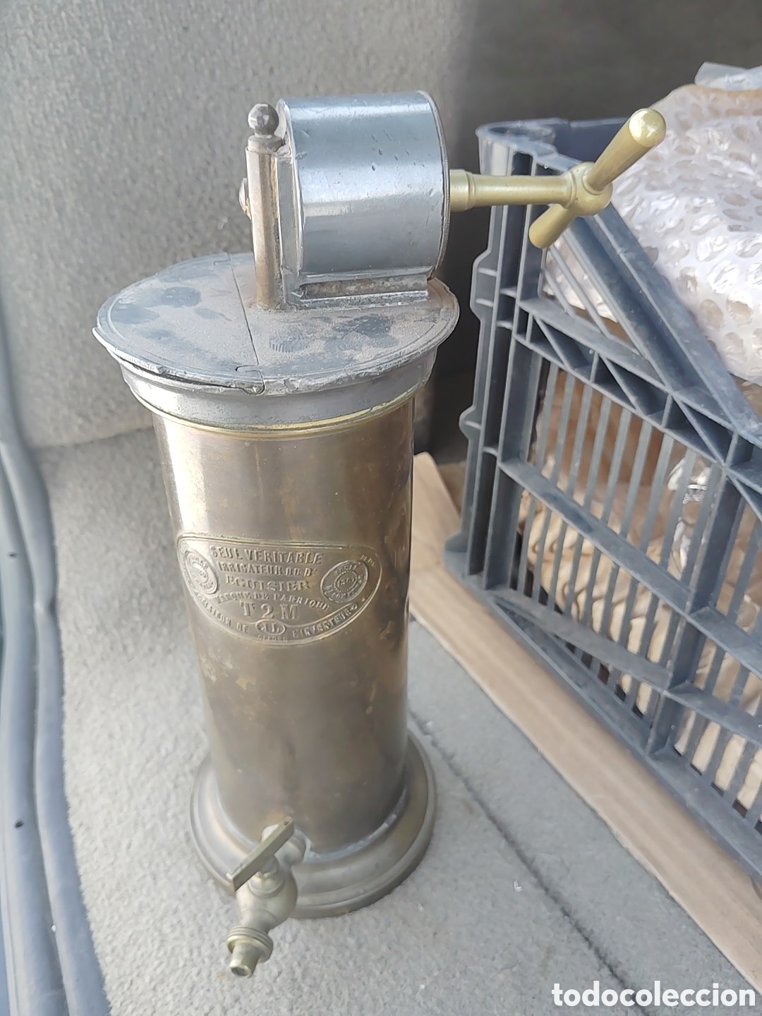 Antig&uuml;edades: IRRIGADOR GINECOLOGICO. FRANCES. FINALES S XIX