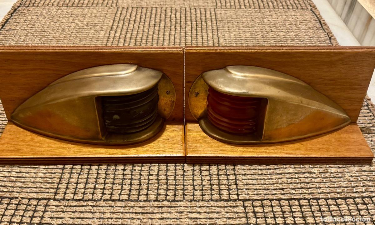 Antig&uuml;edades: ANTIGUAS LUCES NAVEGACI&Oacute;N-BARCO, DECADA DE LOS A&Ntilde;OS 60 -BRONCE