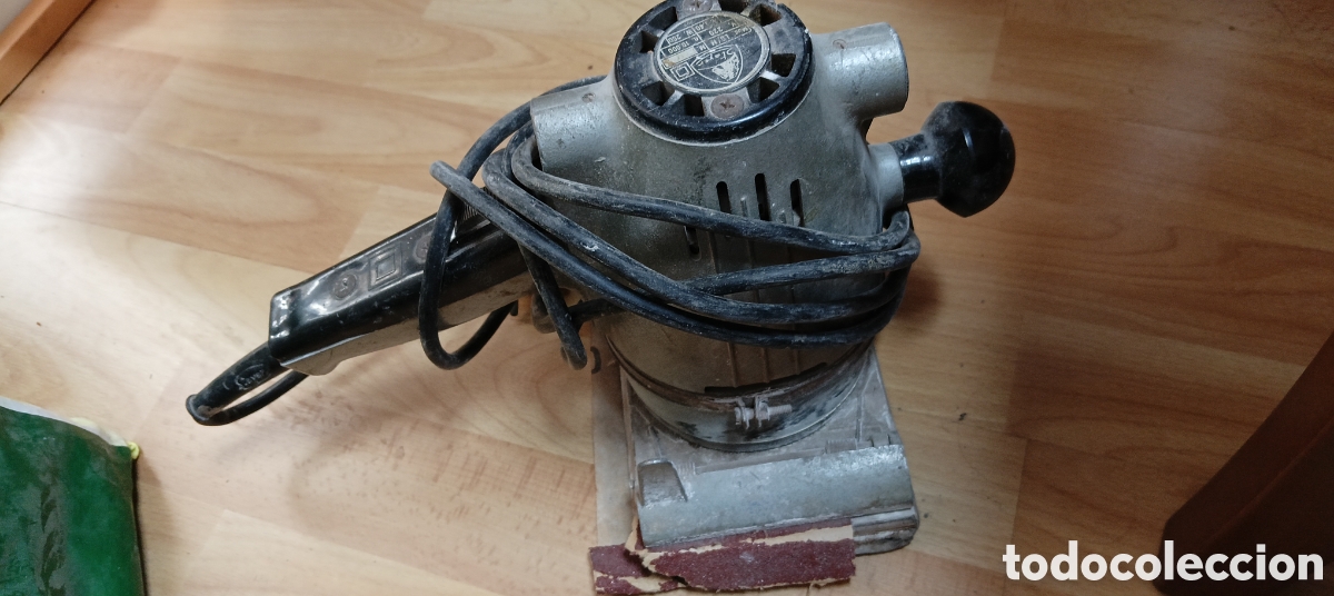 Antig&uuml;edades: Lijadora el&eacute;ctrica vintage