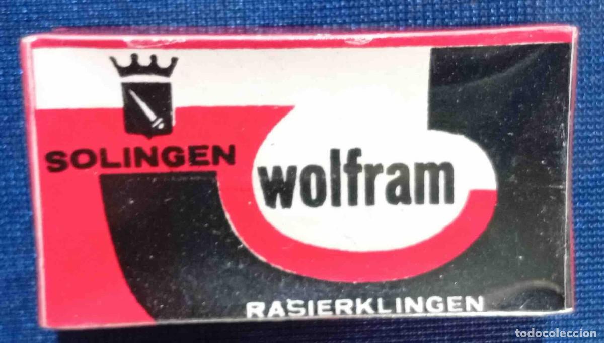 Antig&uuml;edades: ESTUCHE SIN ABRIR CON 10 HOJAS DE AFEITAR MARCA WOLFRAM. HIJOS DE R. ROJO. ESPA&Ntilde;OLA