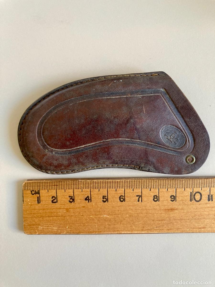 Antig&uuml;edades: Antiguo estuche para anteojos de piel