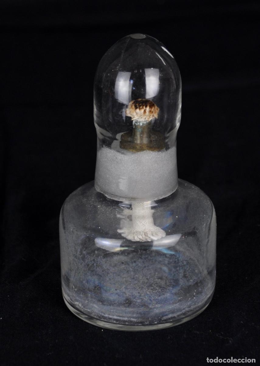 Antig&uuml;edades: Antiguo quemador de farmacia en cristal