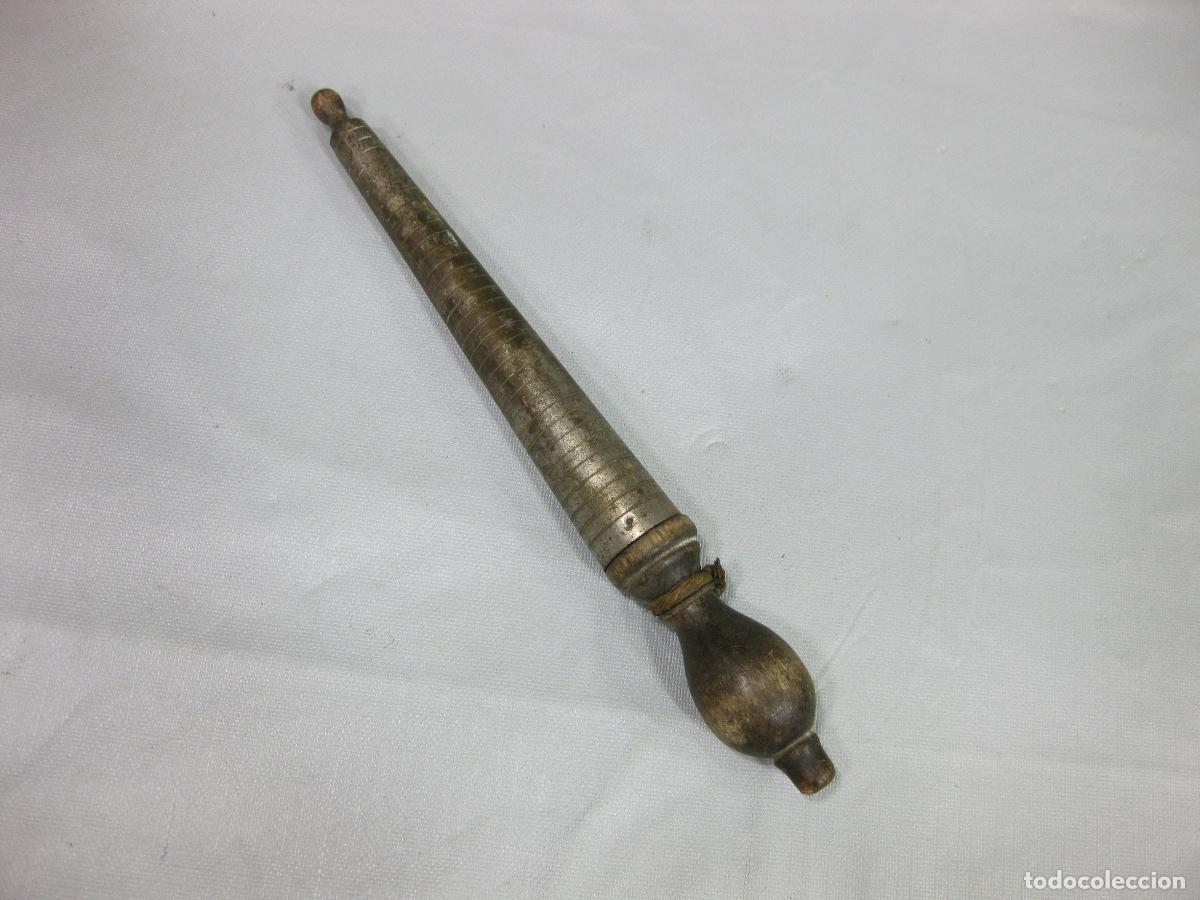 Antig&uuml;edades: ANTIGUA HERRAMIENTA DE JOYERO PARA VER EL DI&Aacute;METRO DE LOS ANILLOS. MANDRIL