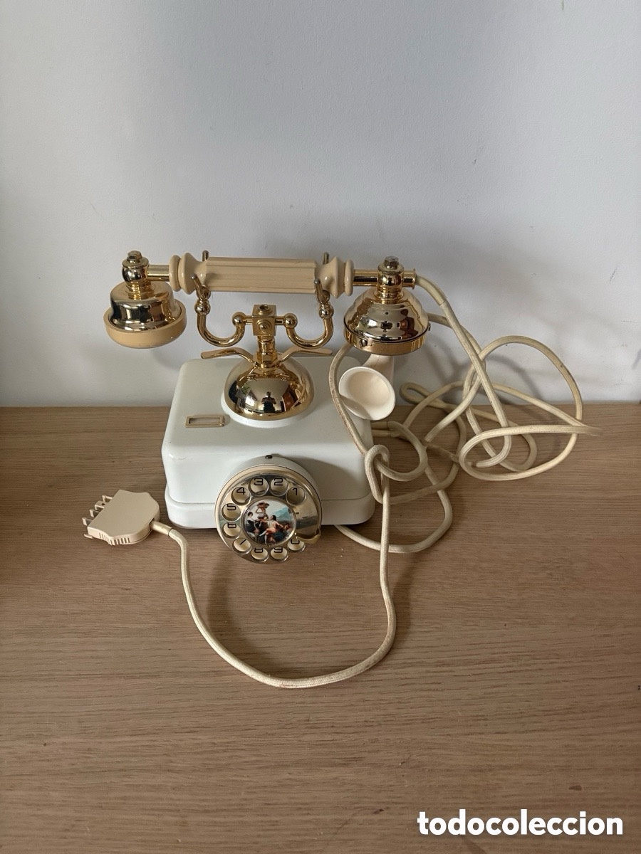 Tel&eacute;fonos: Tel&eacute;fono CTNE Elasa color blanco, completo