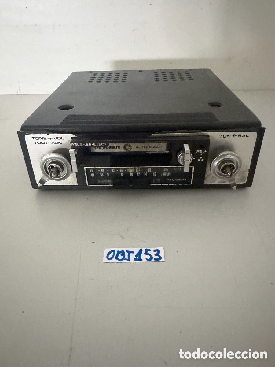 Antig&uuml;edades: radiocasete vintage Pioneer
