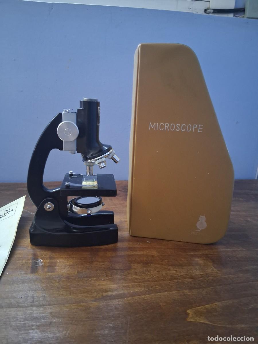 Antig&uuml;edades: Microscopio escolar Greenkat Jap&oacute;n Japan